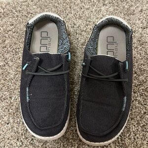 Hey Dude Women's Wendy Corduroy Slate Blue Grey Size 7